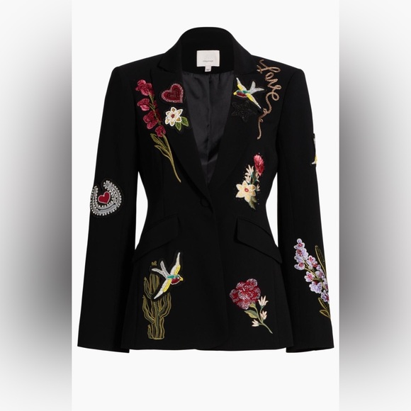 cinq a sept Jackets & Blazers - Cinq a Sept Amour Cheyenne Embroidered Blazer